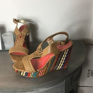 Style & Co. multi colored wedges